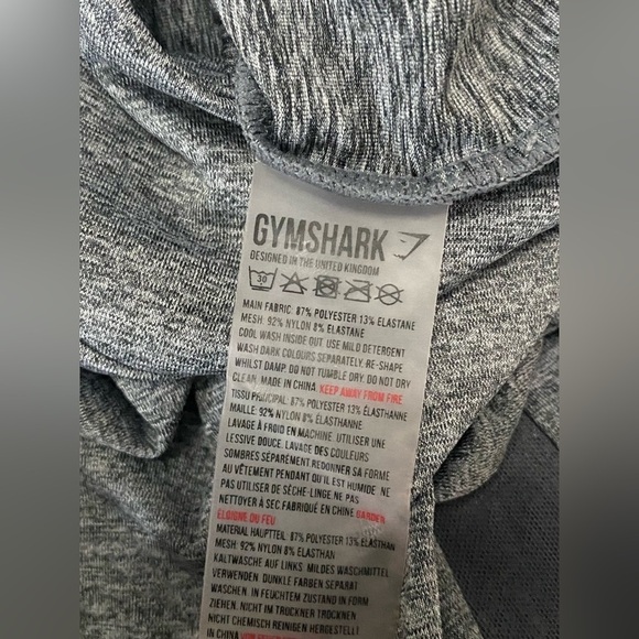 GYMSHARK Simply Mesh Detail Leggings in Gray - Size XS - Picture 11 of 11